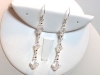 Sterling Silver Austrian Swarovski Crystal Wedding Earrings