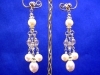 Sterling Silver Freshwater Pearl Chandelier Earrings