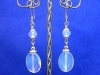 Sterling Silver Opalite Dangle Earrings